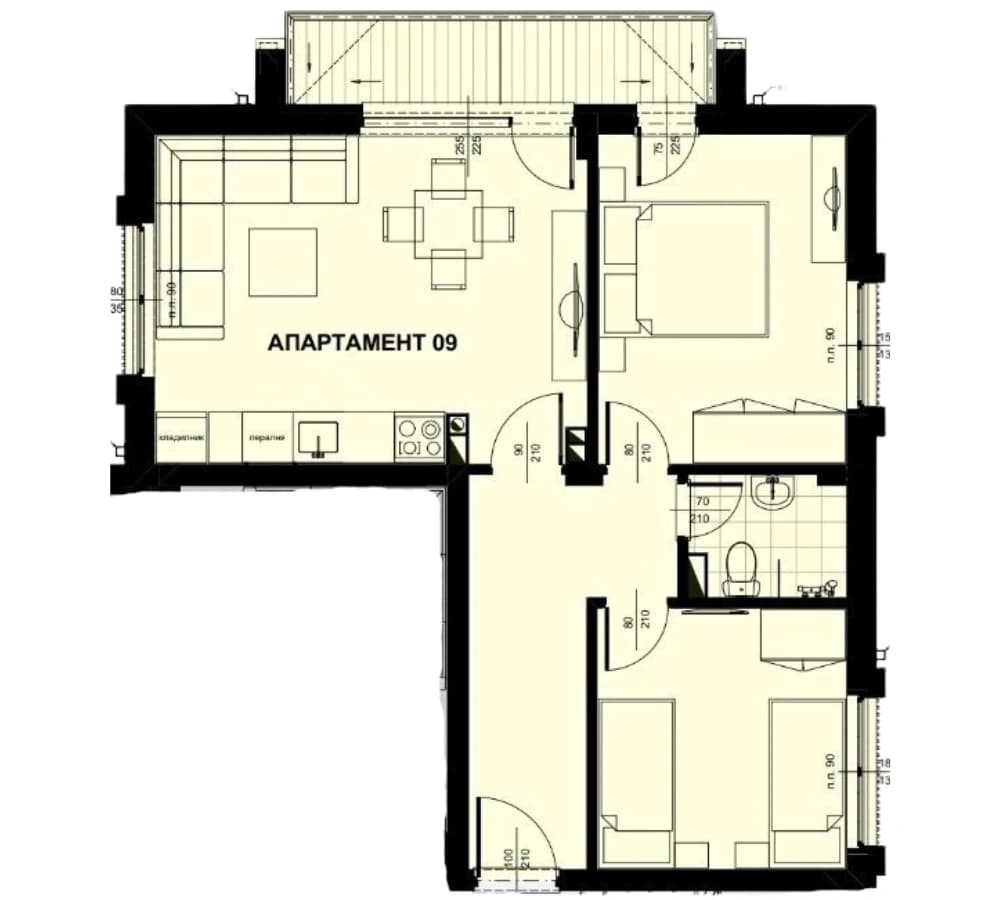 Sunset in the mountains