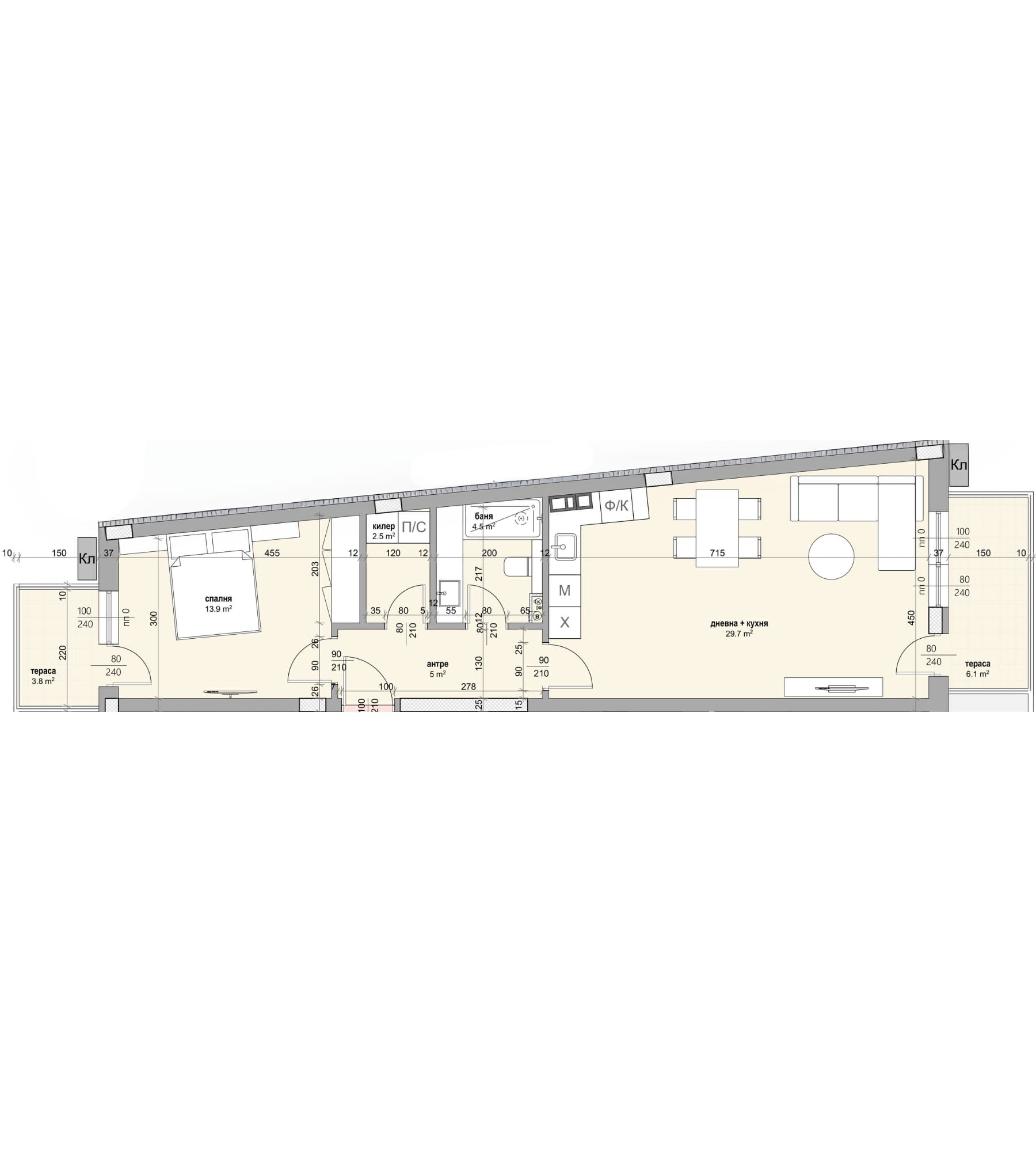 Sunset in the mountains