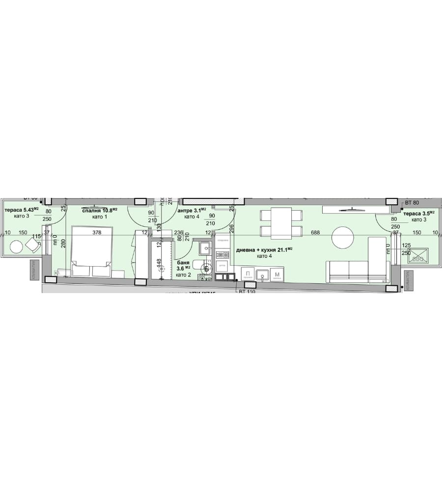 Sunset in the mountains
