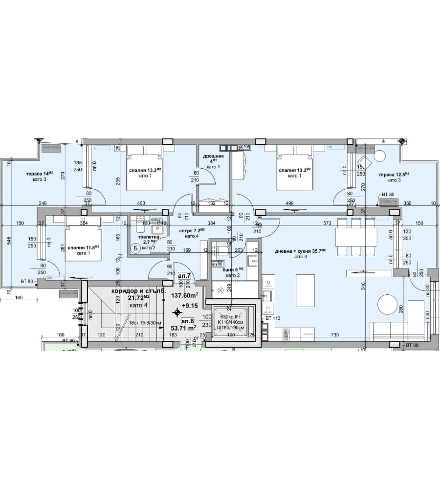 Sunset in the mountains