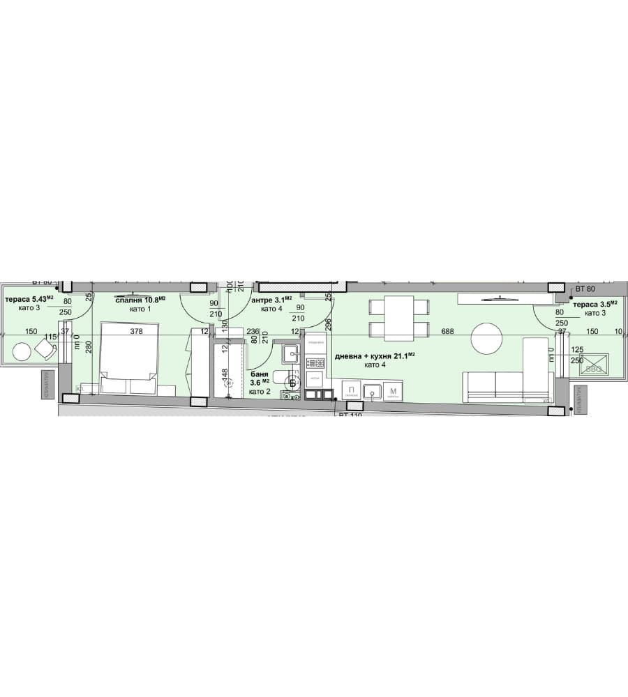 Sunset in the mountains