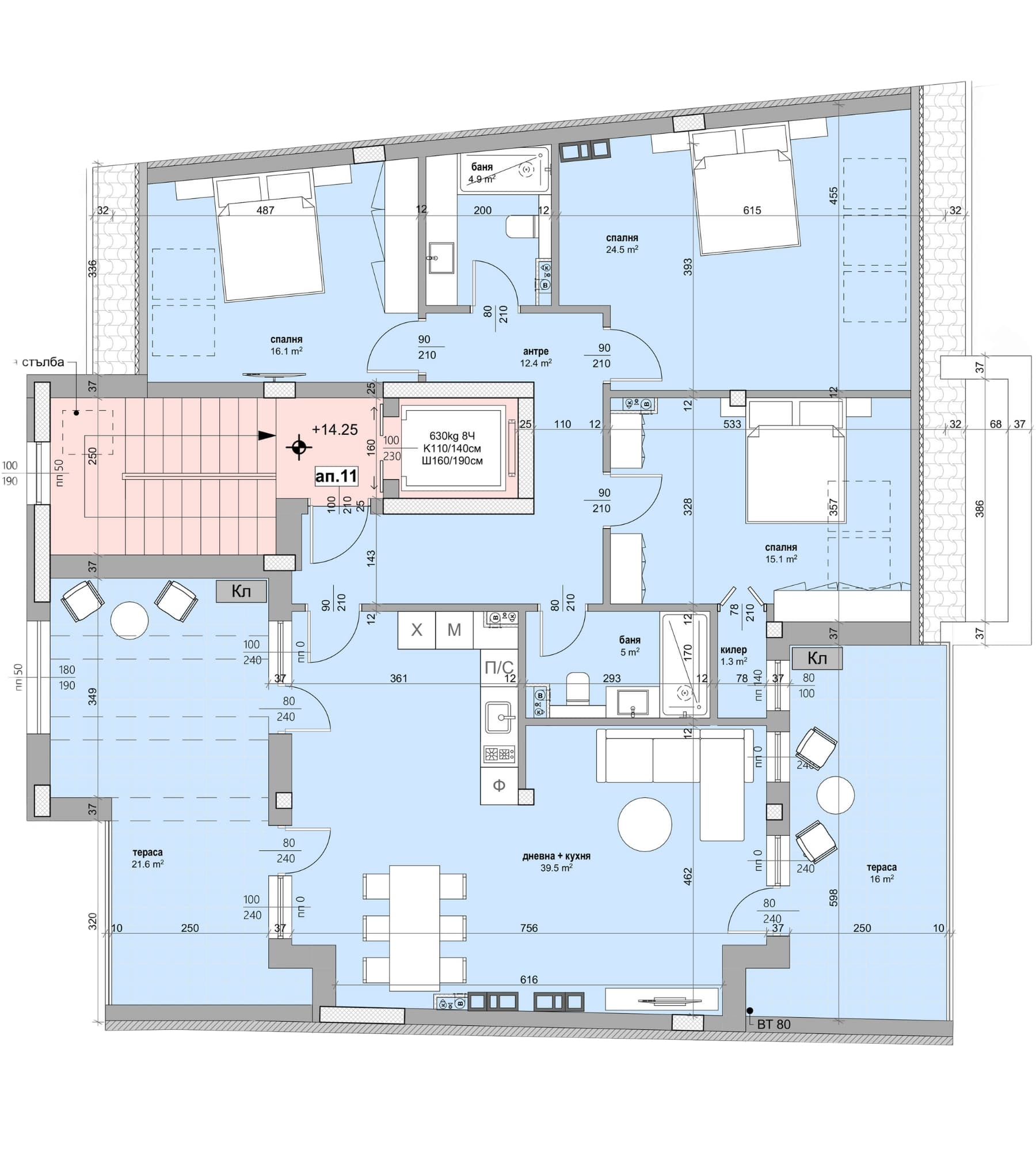 Sunset in the mountains