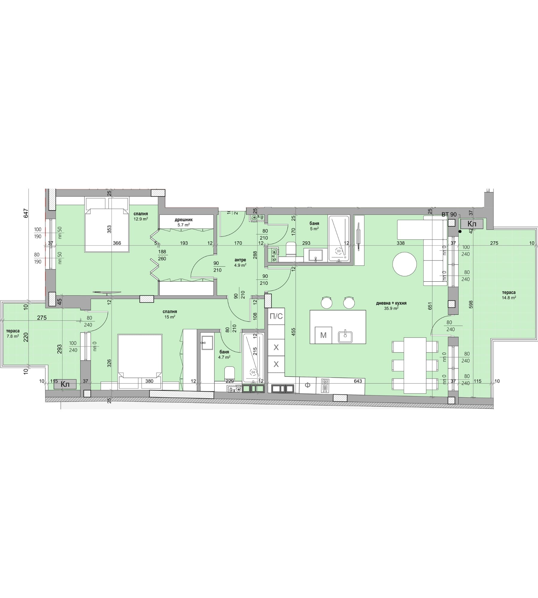 Sunset in the mountains