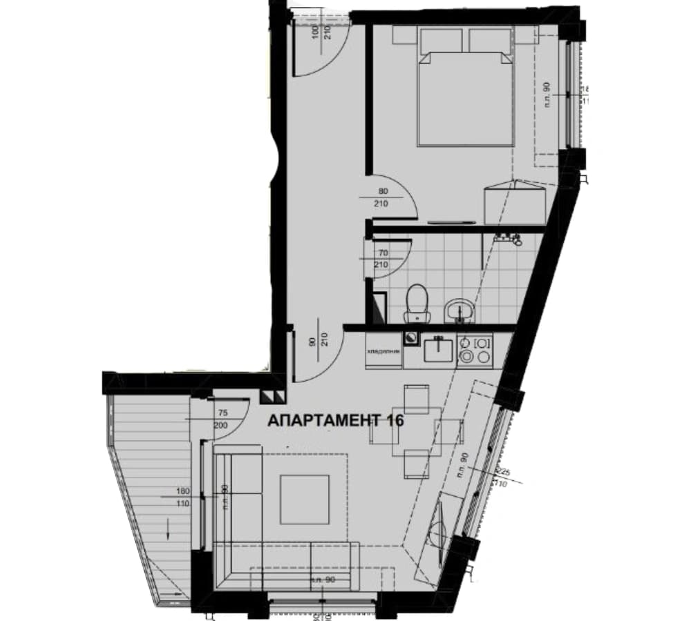 Sunset in the mountains