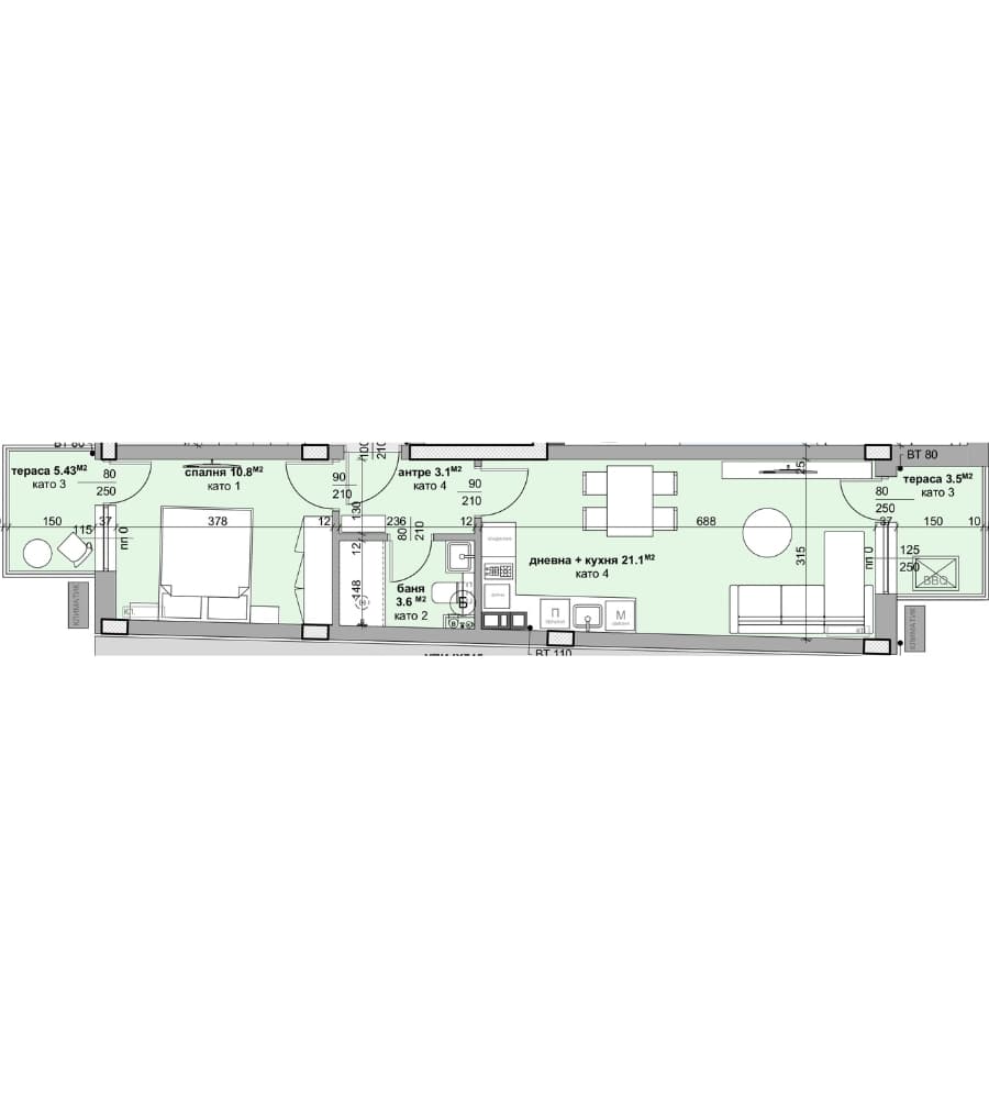 Sunset in the mountains