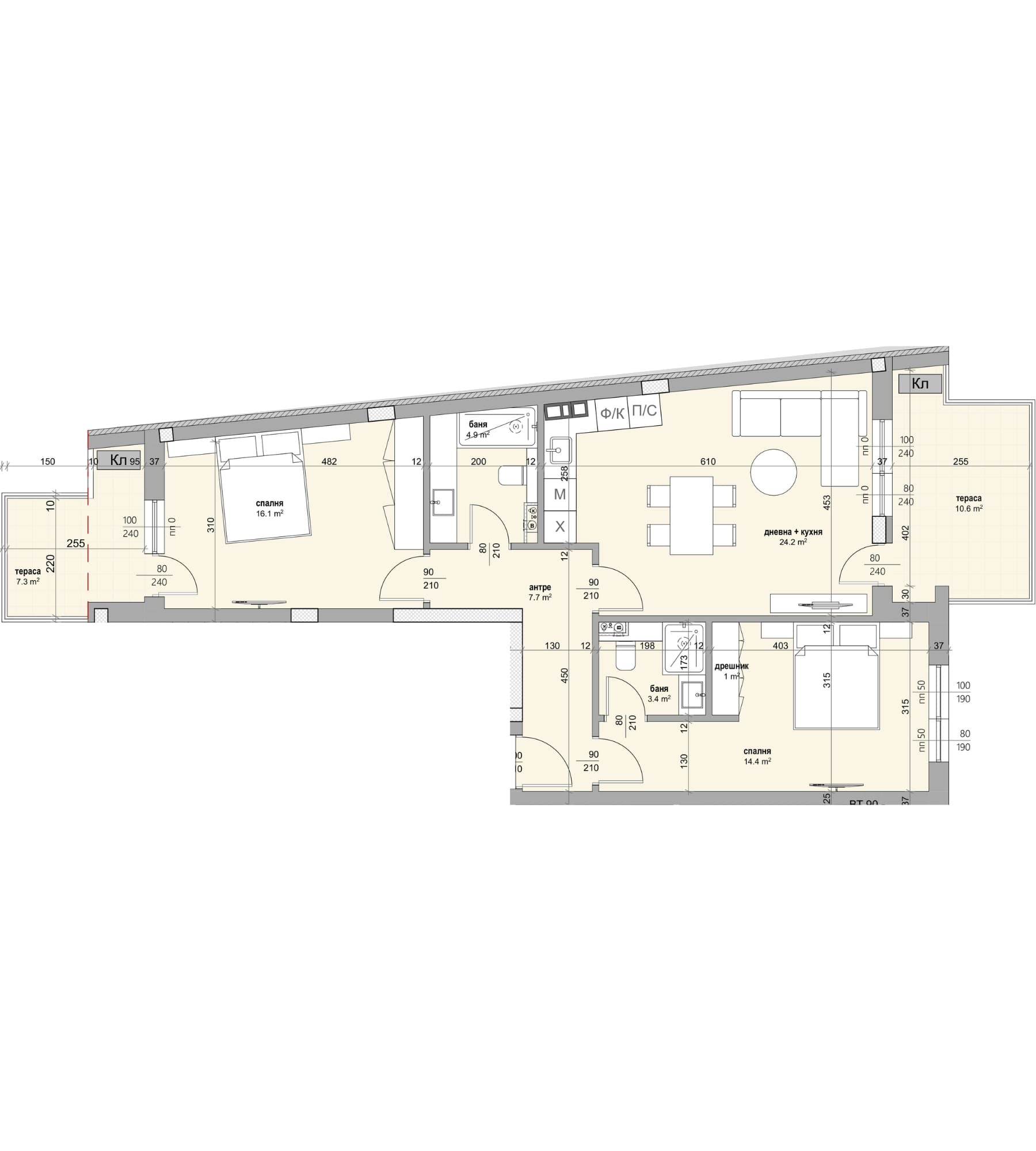 Sunset in the mountains