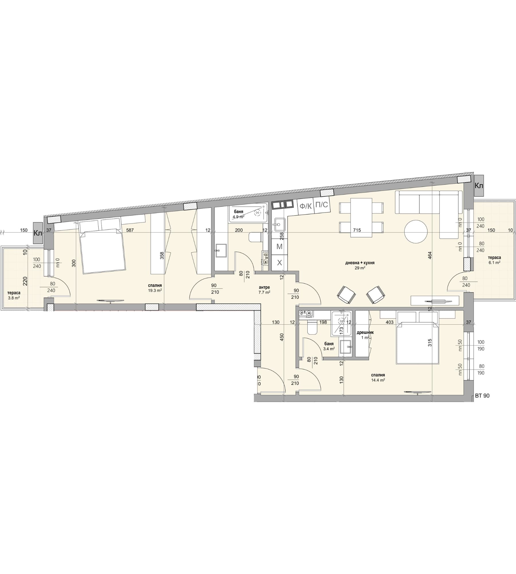 Sunset in the mountains